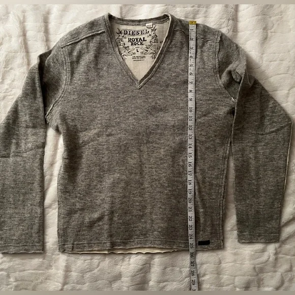 Vintage Diesel Royal Rock Diamond wool sweater unisex size L